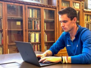 Duke Senior Launches Himself Toward Big Rewards 