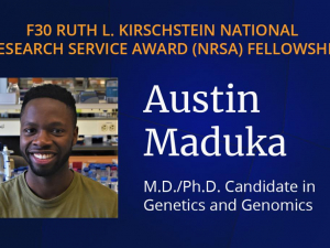 M.D./Ph.D. Candidate Maduka Named a Kirschstein Fellow