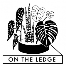logo representing houseplants on a ledge